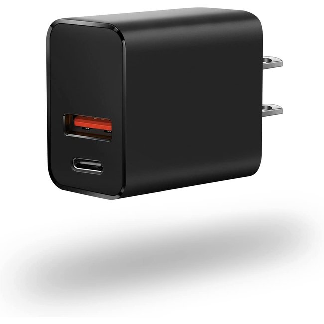 Techy PD Power Dual Type C & USB Quick Charge 3.0 Wall Adaptor