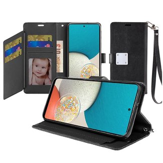 For Apple For Apple iPhone 14 Plus 6.7" Wallet ID Card Holder Case Cover