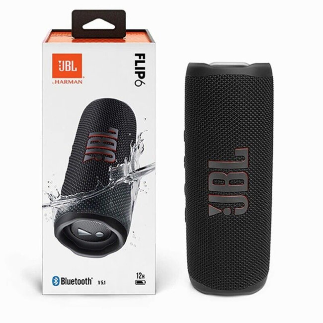 JBL Flip 6 - Portable Bluetooth Speaker, powerful sound and deep bass, IPX7  waterproof, 12 hours of playtime, JBL PartyBoost for multiple speaker