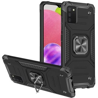 For Samsung For Samsung Galaxy A03s Robust Magnetic Kickstand Hybrid Case Cover