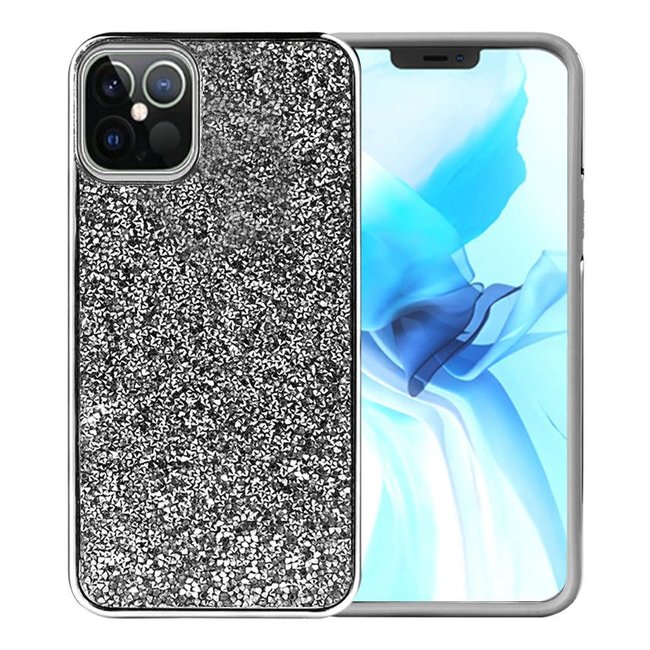 For Apple For Apple iPhone 14 6.1" Deluxe Glitter Diamond Case Cover