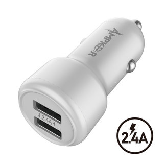 Ampxker Ampxker 2 PORTS USB CAR Adapter - 2.4A