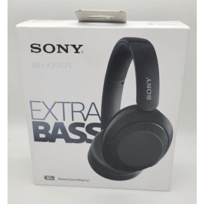 Techy Sony WH-XB910N Wireless Noise Cancelling Over-The-Ear Headphones Open Box