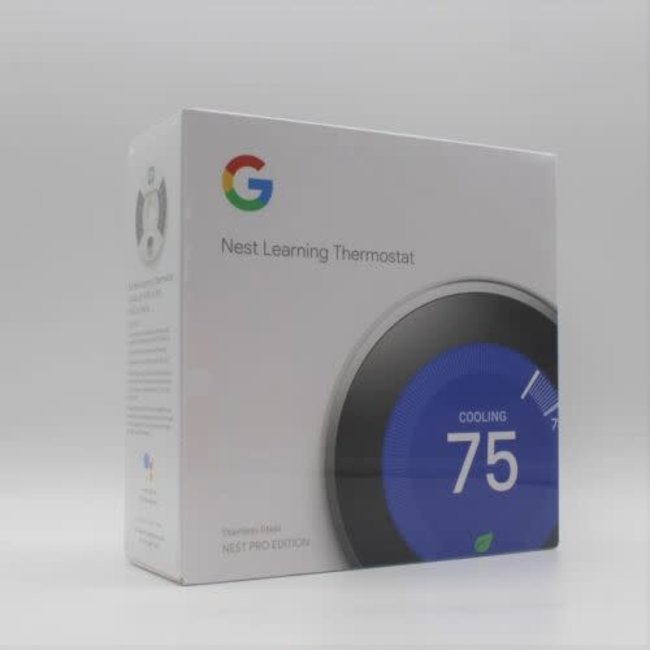 Google Nest Learning Thermostat Stainless Steel NEST PRO EDITION T3008US SEALED
