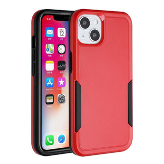 For Apple For Apple iPhone 13 Pro Max Tough Strong Dual Layer Flat Hybrid Case Cover