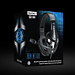 Techy Enhance GX-H4 Computer Gaming Headset with Microphone - Braided Cable, Noise Isolating Headphones, Comfort Design Headband - Connect with 3.5mm AUX - INFILTRATE Series