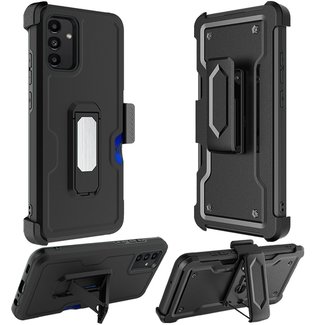 For Samsung For Samsung Galaxy A14 5G CARD Holster with Kickstand Clip Hybrid Case Cover