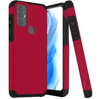 Motorola For Motorola Moto G Play 2023 Tough Strong MetKase Hybrid (Magnet Mount Friendly) Case Cover