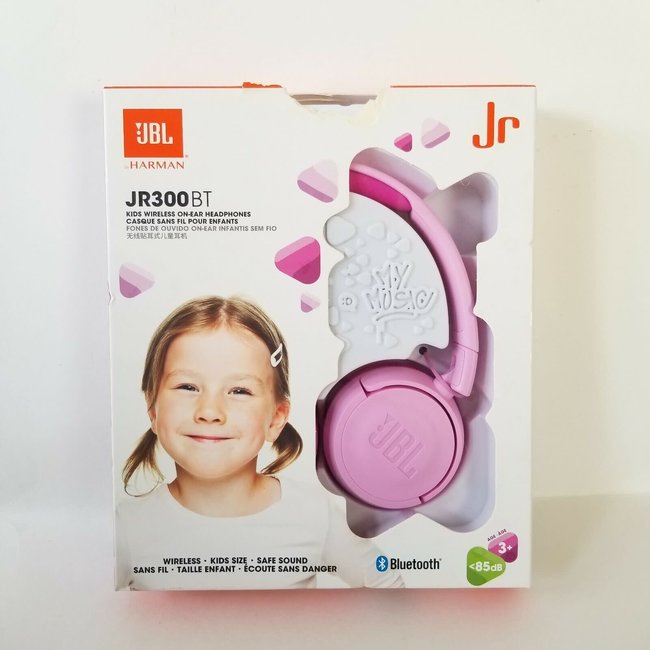 JBL JBL JR300BT Pink Retail On-Ear Wireless Headphone