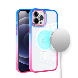 For Apple For Apple iPhone 13 Pro Max MagSafe Compatible Radiant Two Tone Thick Transparent Hybrid Cover Case
