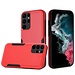 For Samsung For Samsung Galaxy S23 Ultra Tough Strong Dual Layer Flat Hybrid Case Cover