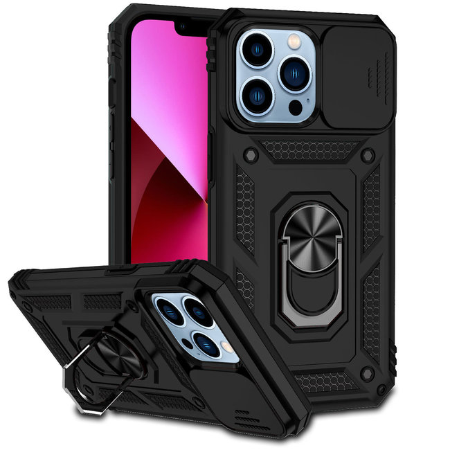For Apple For Apple iPhone 11 (XI6.1) Well Protective Magentic Ring Stand Camera Protective Cover Case