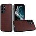For Samsung For Samsung Galaxy S23 Ultra Hard PU Leather Croc Design Hybrid Case Cover