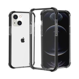 For Apple For Apple iPhone 12 & iPhone 12 Pro (Open Camera Hole) Acrylic Tough 2.5mm Transparent ShockProof Hybrid Case Cover
