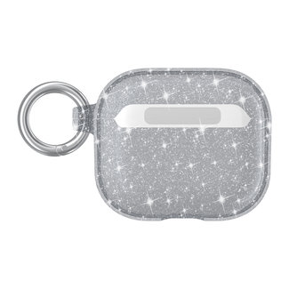For Apple For AirPods 3 Glitter Shimmer Transparent Hybrid Case Cover