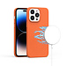 For Apple For Apple iPhone 13 6.1 PU Leather with inner [Magnetic Circle] Colored Metal Buttons
