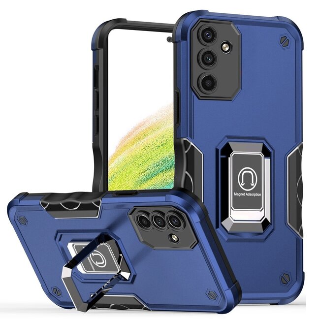 For Samsung For Samsung Galaxy A54 OPTIMUM Magnetic Ring Stand Hybrid Case Cover