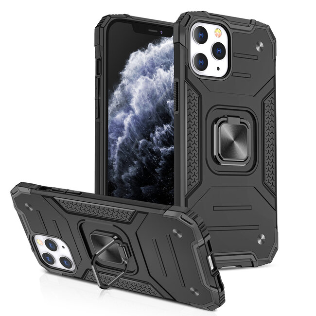 For Apple For Apple iPhone 12 Pro Max 6.7 Robust Magnetic Kickstand Hybrid Case Cover