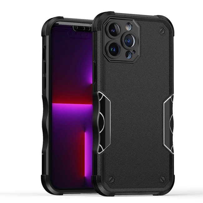For Apple For Apple iPhone 11 (XI6.1) Exquisite Tough Shockproof Hybrid Case Cover