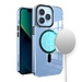 For Apple For Apple iPhone 12 Pro Max 6.7 Premium Matching Magnetic Circle & Camera Edge Color Chrome Hybrid Design