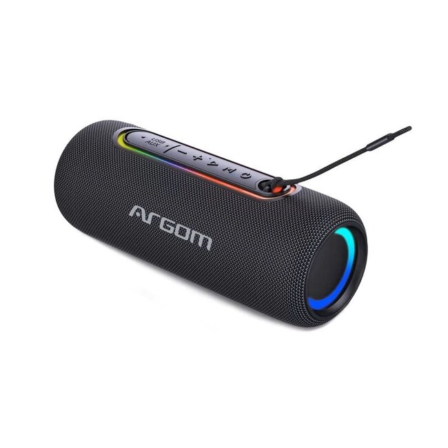 Argom Radyon X30 Sport Premium Wireless BT IPX5 Water Resistant Speaker With LED Lights
