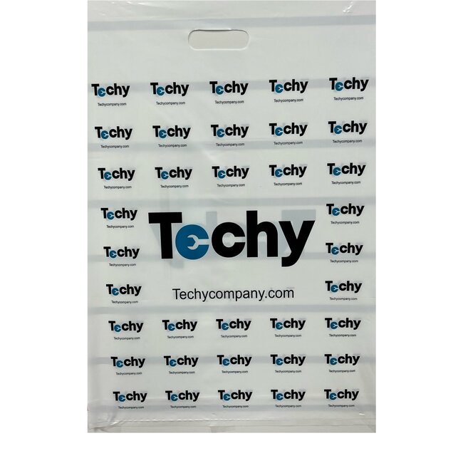 Techy Techy Plastic Bag 24'' 18'' (10 Pack)