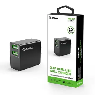 Esoulk Esoulk Products for "12W 2.4A Dual USB Wall Adapter