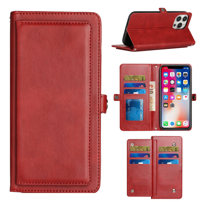 Motorola For Motorola MOT G 5G 2023 Wallet Premium PU Vegan Leather ID Multiple Card Holder Money with Strap