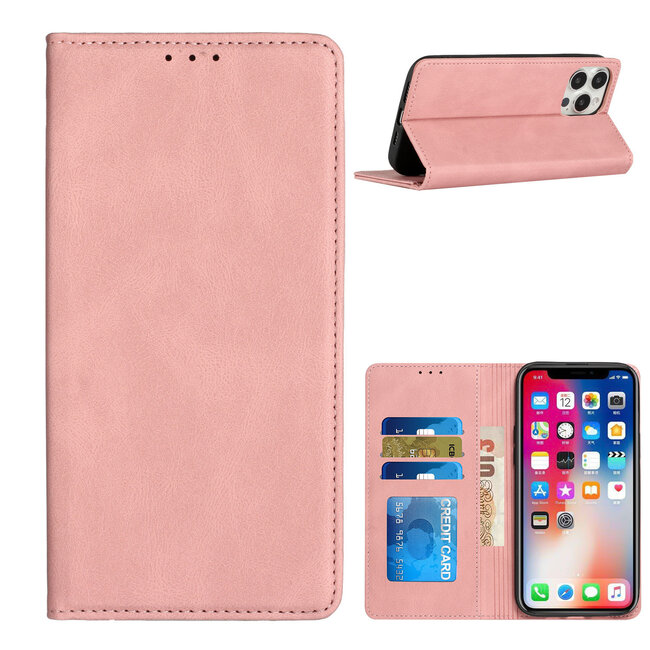 Motorola For Motorola G POWER 5G (2023) Wallet Premium PU Vegan Leather ID Card Money Holder with Magnetic Closure
