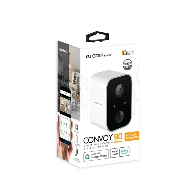 Argom Convoy 90 smart WI-FI outdoor/indoor battery powered 1080P  FHD  camera