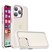 For Apple For Apple iPhone 15 Polished Oil Thick Acrylic Metal Button Hybrid Case Cover