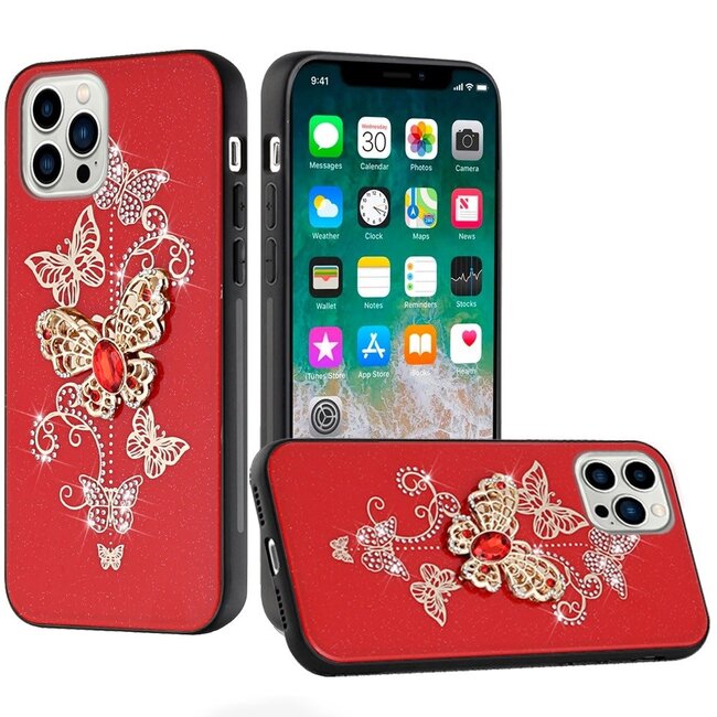 For Apple For Apple iPhone 15 Pro SPLENDID Diamond Glitter Ornaments Engraving Case Cover