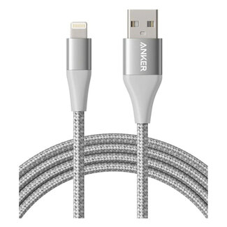 Techy Anker Powerline+ II USB-A to Lightning Cable 6-ft - Silver