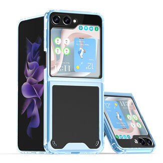 For Samsung For Samsung Galaxy Z Fold 5 Transparent Hybrid Shockproof Case Cover
