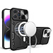 For Apple For Apple iPhone 15 Pro Max Magnetic Ring Stand Classic Design FULL Camera Protection Hybrid Case Cover