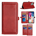 For Apple For Apple iPhone 15 Pro Wallet Premium PU Vegan Leather ID Multiple Card Holder Money with Strap Case Cover