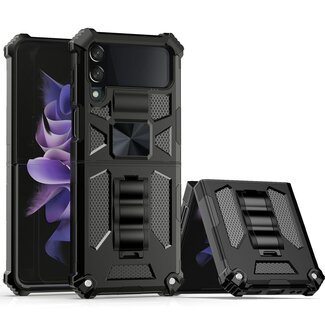 For Samsung For Samsung Galaxy Z Flip 4 Machine Magnetic Kickstand Case Cover