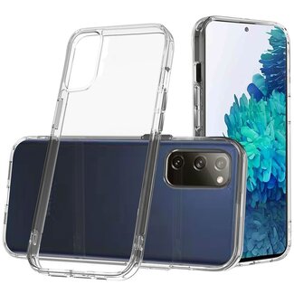 For Samsung For Samsung Galaxy S20 FE 5G PURE CRYSTAL Transparent Thick 2.0mm ShockProof Chromed Buttons Case Cover