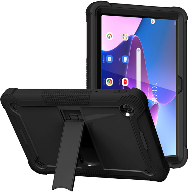 T-Mobile For TCL Tab 10 5G Tough Tablet Strong Kickstand Hybrid Case Cover