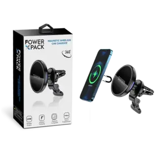 Power X Pack Power Pack 15W Magnetic Wireless Car Charger for the Air Vent