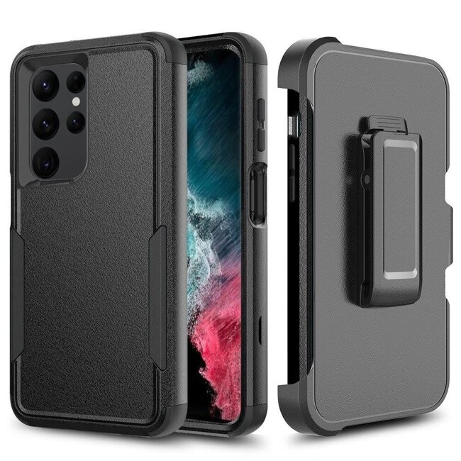 For Samsung For Samsung Galaxy s25 Plus/s24 Plus Ultra Commando Heavy duty Case with Clip