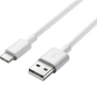Techy USB to Type C Round Cable 3 FT White