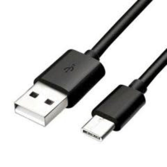 Techy USB to Type C Round Cable 3 FT Black