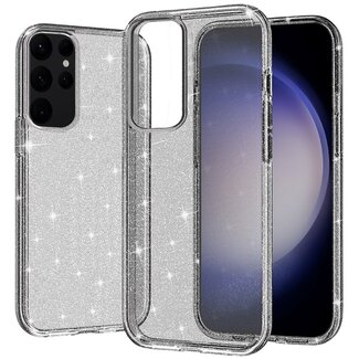 For Samsung For Samsung Galaxy s24 Plus Glitter Ultra Thick 3mm Transparent Hybrid Case Cover