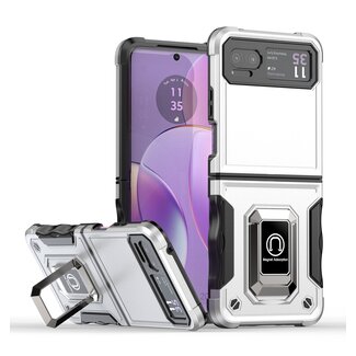 Motorola For Motorola Razr 2023 OPTIMUM Magnetic Ring Stand Hybrid Case Cover