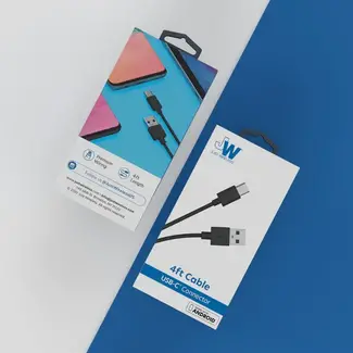 JW JW Type-C to USB-A Cable 4FT