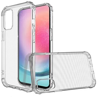 For Samsung For Samsung Galaxy A24 4G Shockproof Transparent Thick TPU Case Cover