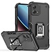 Motorola For Motorola G Stylus 5G (MultiCarrier 6.6" 16MP Camera) 2023 OPTIMUM Magnetic Ring Stand Hybrid Case Cover