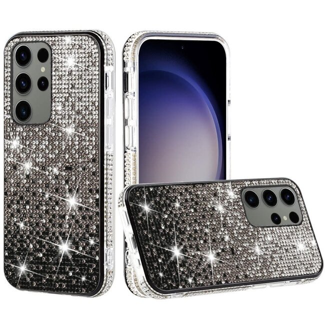 For Samsung For Samsung Galaxy s24 Ultra Party Diamond Bumper Bling Hybrid Case Cover