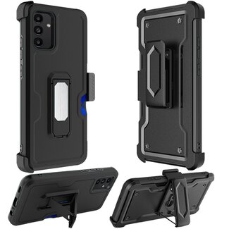 For Samsung For Samsung Galaxy A15 5G CARD Holster with Kickstand Clip Hybrid Case Cover